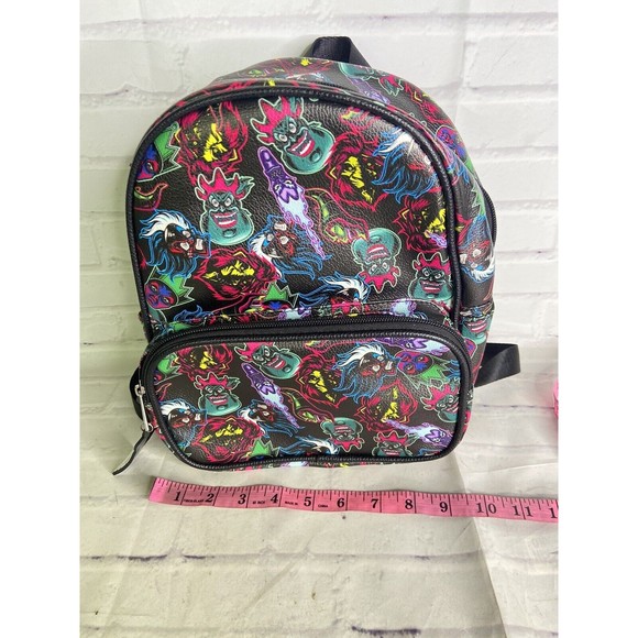 Disney Villains Vixen All Over Print Faux Leather Mini Backpack Bag Purse main image 9